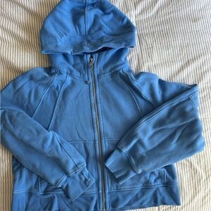 Lululemon Scuba Oversized Blue Full-Zip Hoodie